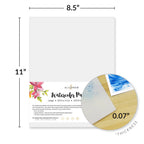 Altenew Watercolor Clear Flat Palette Large alt2131 measurements