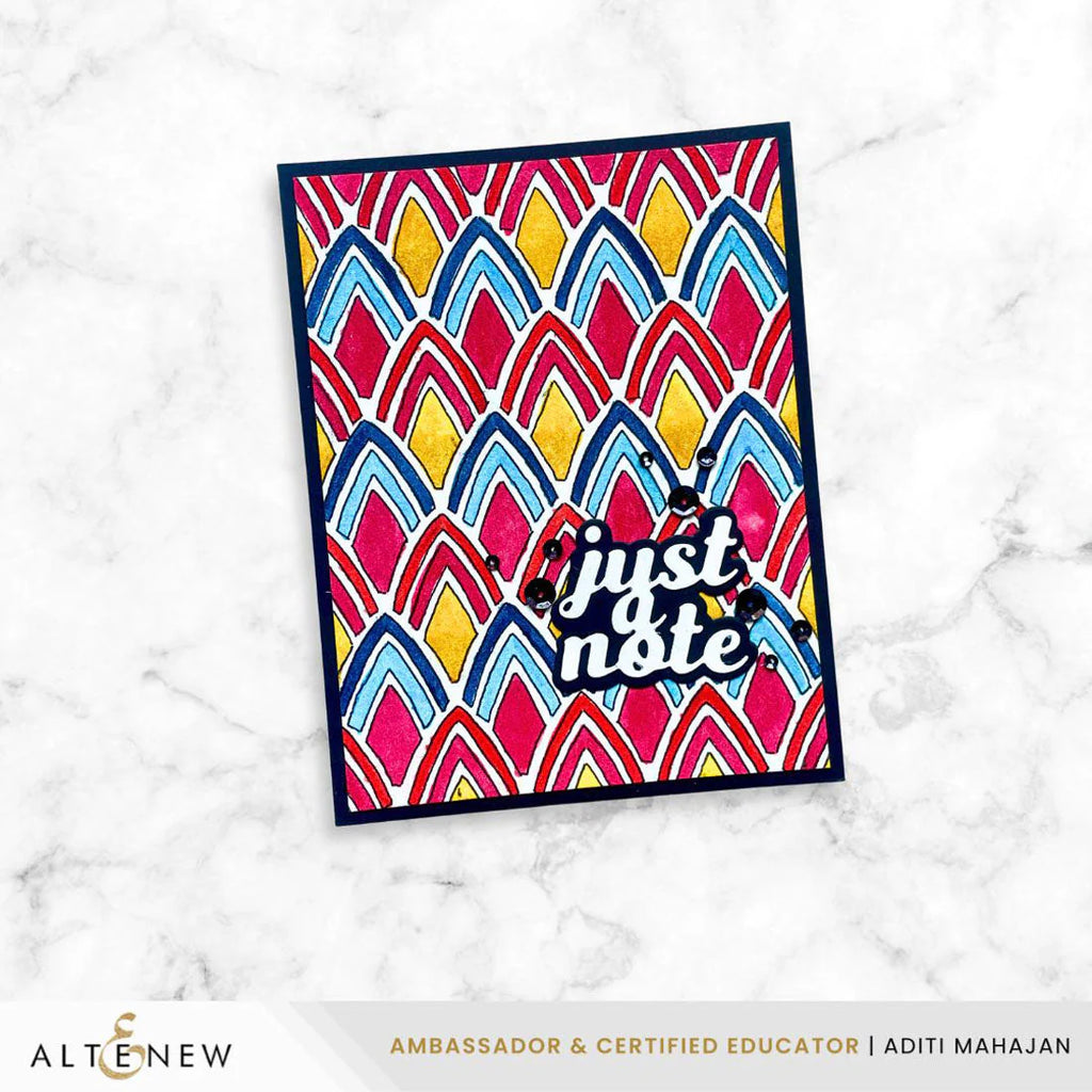 Altenew Watercolor Compacts Collection just a note