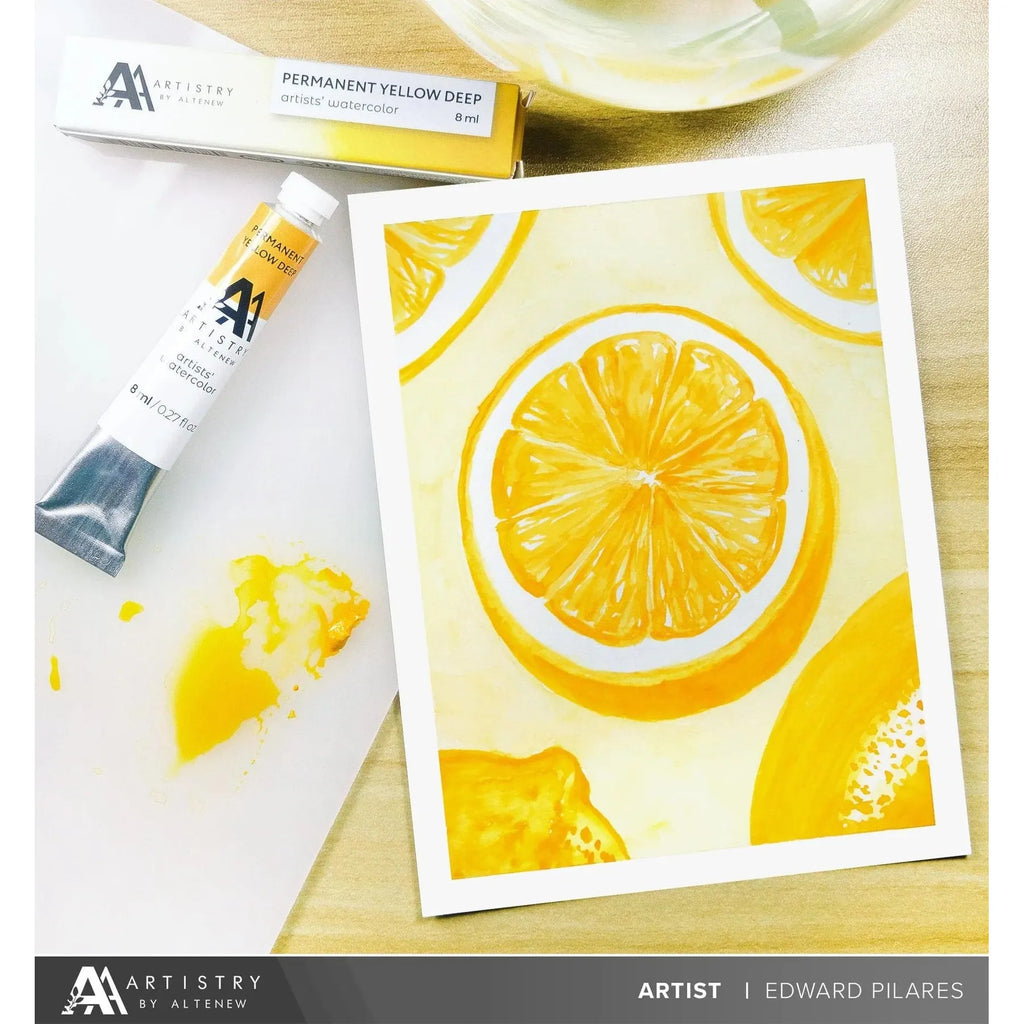Altenew Watercolor Palette Medium alt2132 lemon