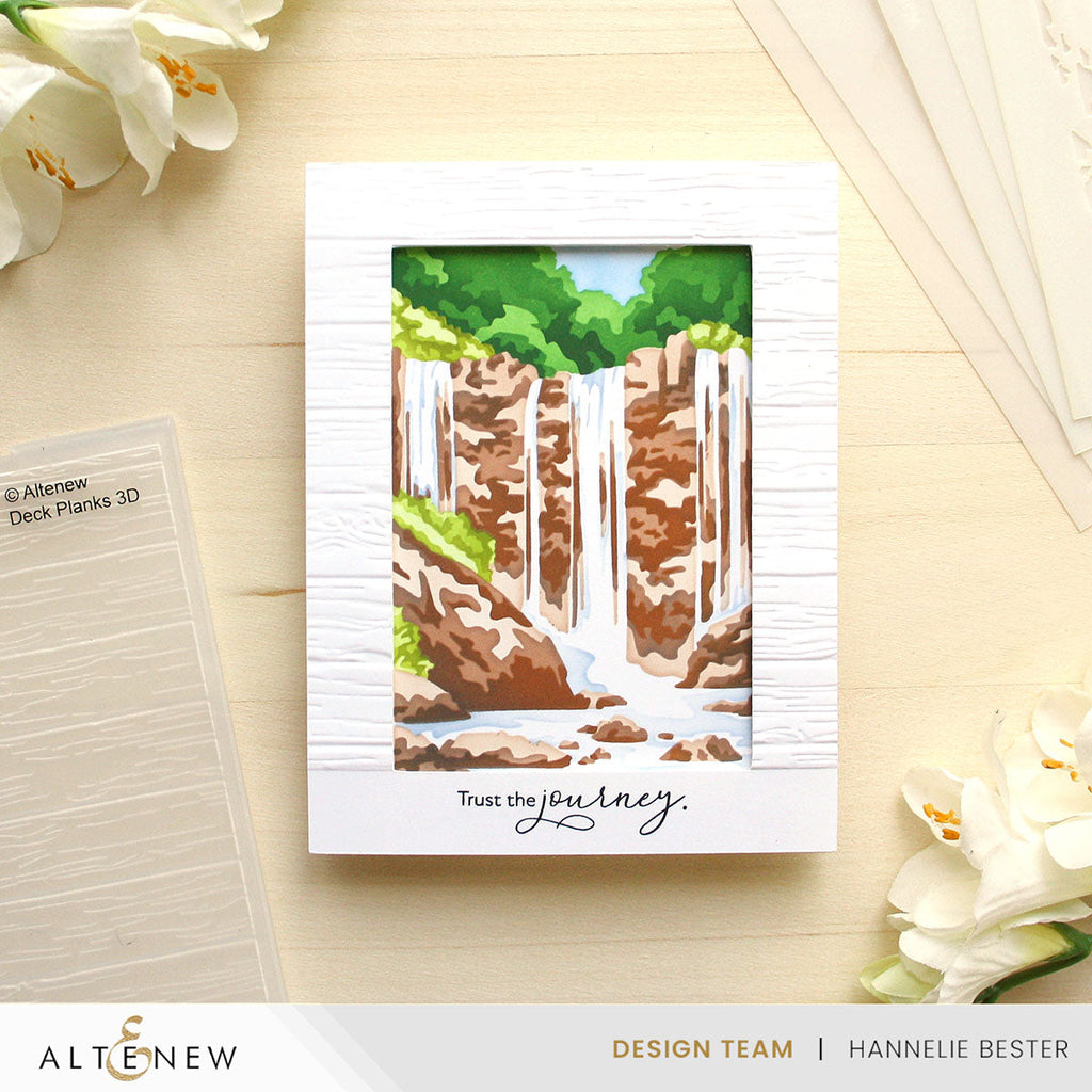 Altenew Waterfall Scene Layering Stencils alt8947