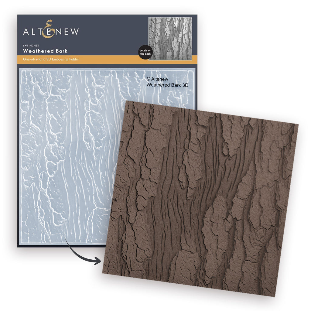 Altenew Weathered Bark 3D Embossing Folder alt11391