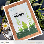 Altenew Weathered Bark 3D Embossing Folder alt11391 take a moment card