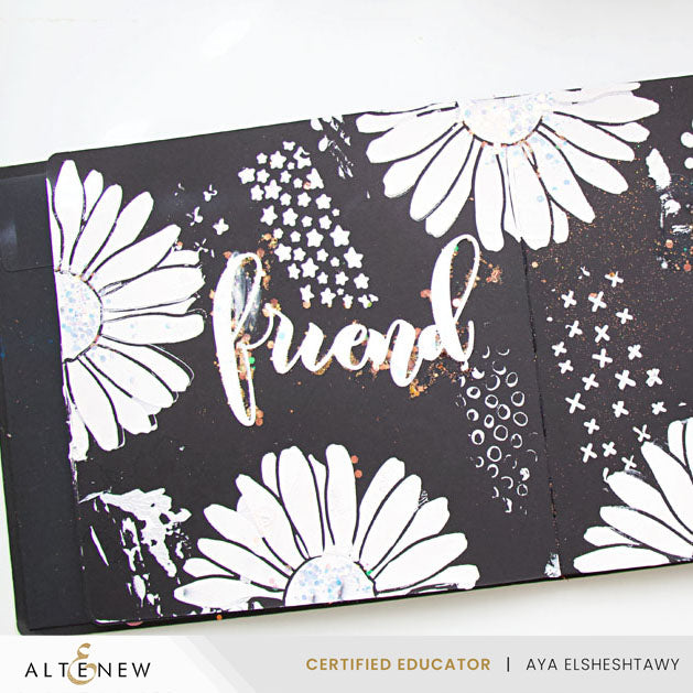 Altenew White Relief Paste alt10666 stars