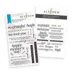 Altenew Wholehearted Sentiments Mother’s Day Edition Clear Stamp and Die Set