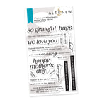 Altenew Wholehearted Sentiments Mother’s Day Edition Clear Stamp and Die Set image 1