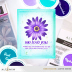 Altenew Wholehearted Sentiments Mother’s Day Edition Clear Stamp and Die Set love you