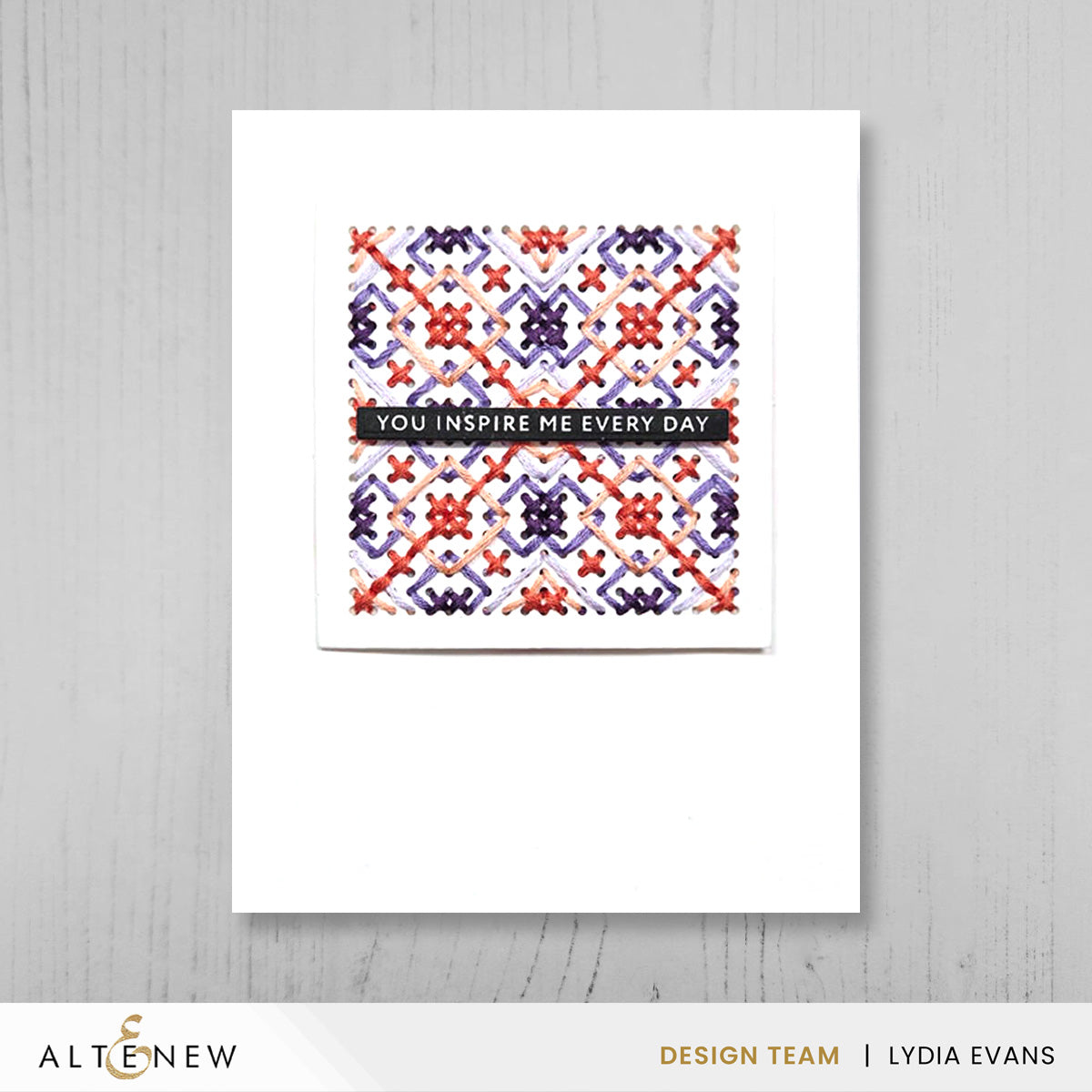 Altenew Wholehearted Sentiments Mother’s Day Edition Clear Stamps alt11392 cross stitch