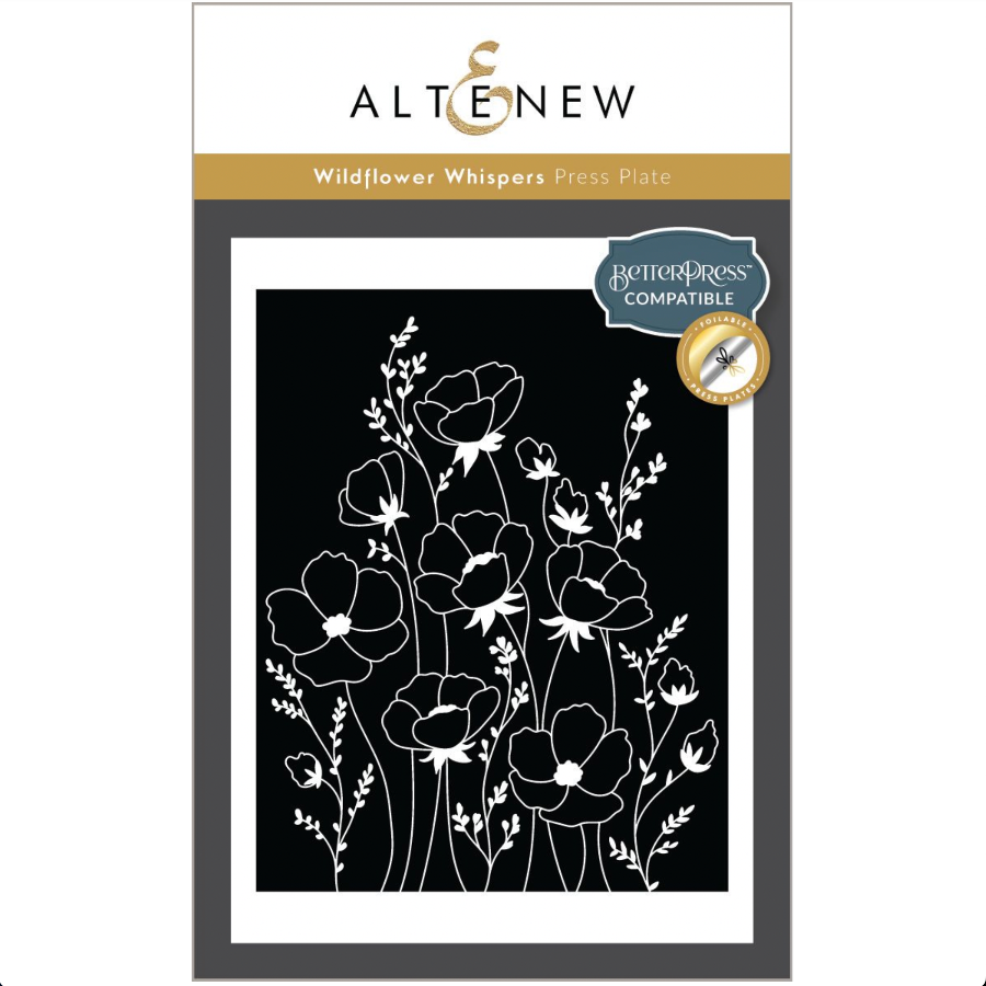 Altenew Wildflower Whispers Press Plate alt11228