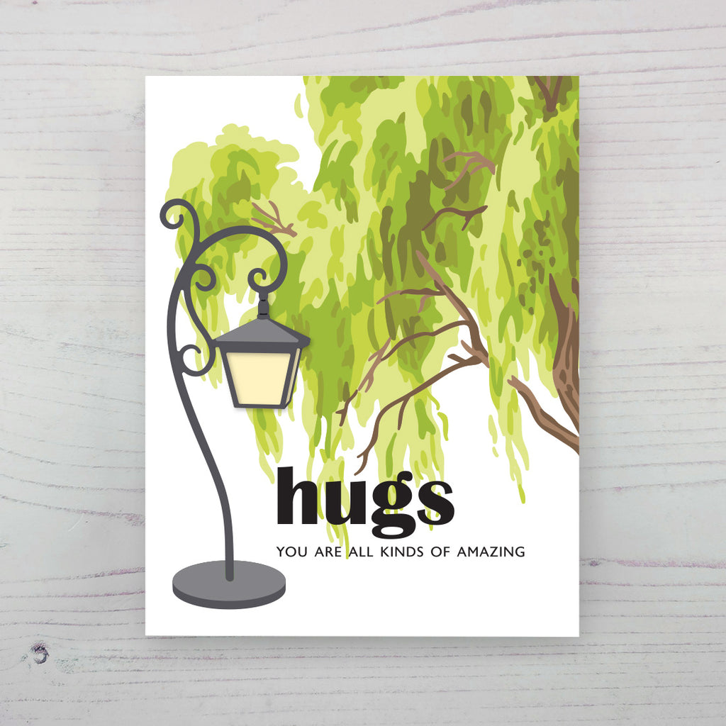 Altenew Willow Branches Layering Stencil and Die Set hugs