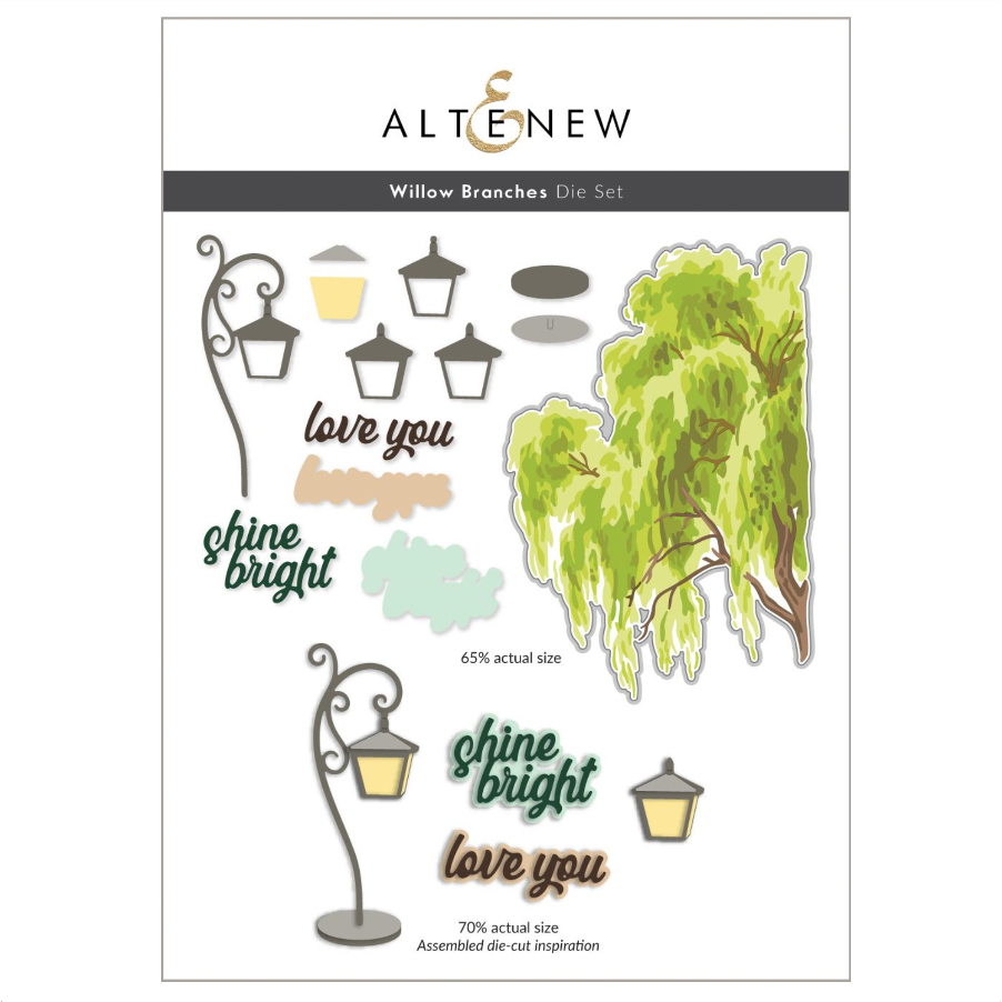 Altenew Willow Branches Layering Stencil and Die Set image 1