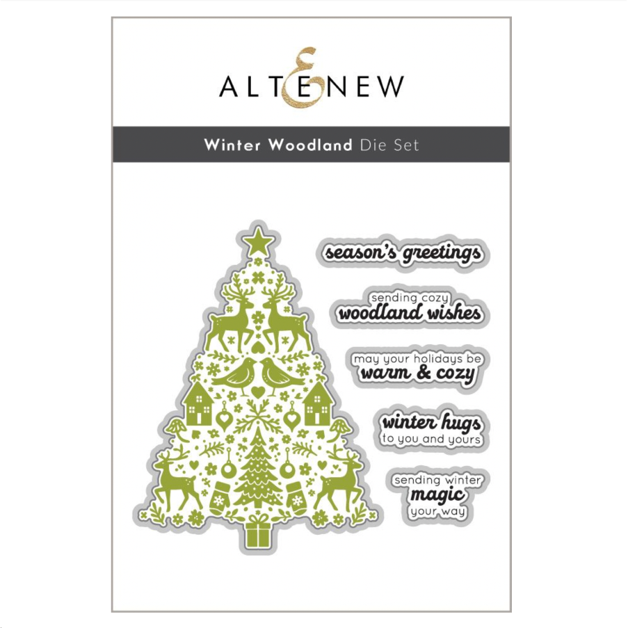 Altenew Winter Woodland Clear Stamp and Die Set product image 2