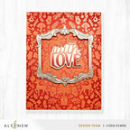 Altenew Winter Woodland Clear Stamps alt11534 with love card