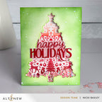Altenew Winter Woodland Dies alt11535 happy holidays card