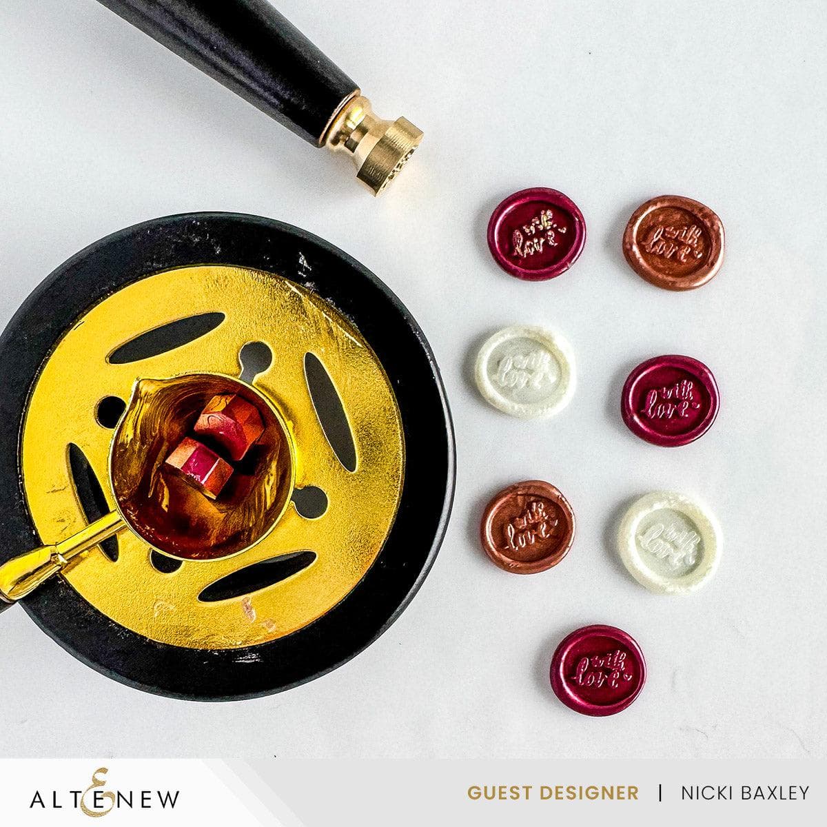 Altenew With Love Wax Seal Stamp alt10815 wax