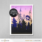 Altenew Woodland Silhouette Clear Stamp alt11538 have an amazing day card