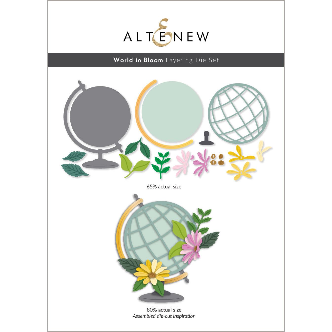 Altenew World in Bloom Layering Dies alt10310*