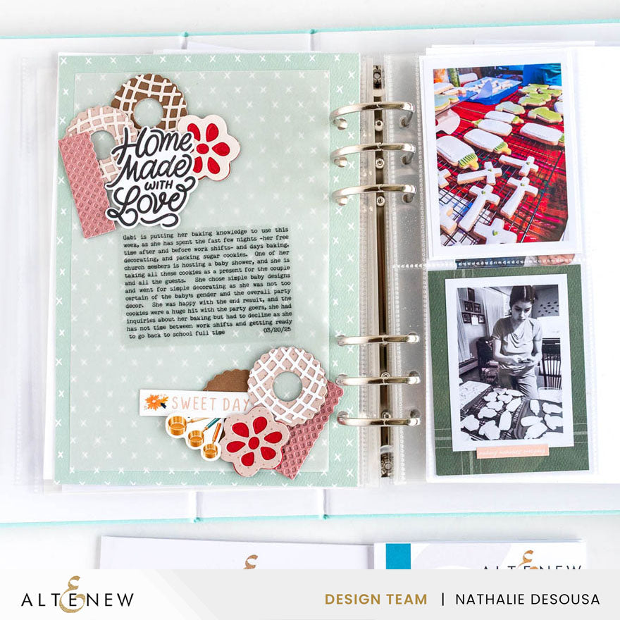 Altenew Wrapped With Love Dies alt10928 scrapbook