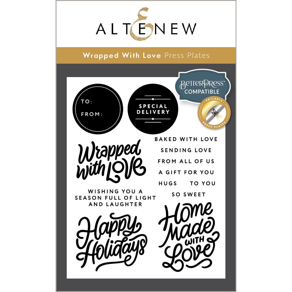 Altenew Wrapped With Love Press Plates alt10927