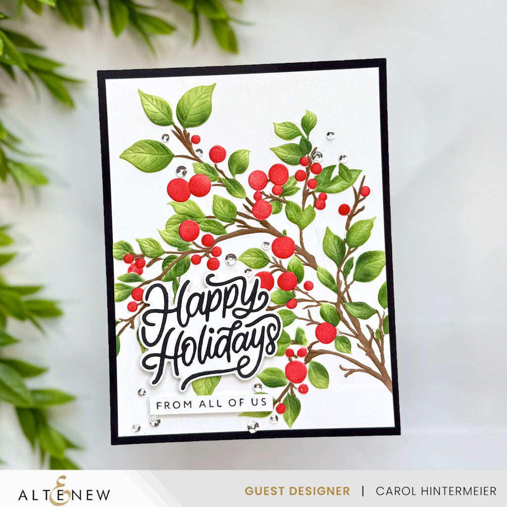 Altenew Wrapped With Love Press Plates alt10927 berries