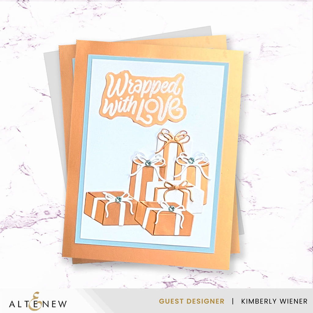 Altenew Wrapped With Love Press Plates alt10927 presents
