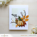 Altenew Zero-Waste Autumn Leaves Die alt10483 pumpkin