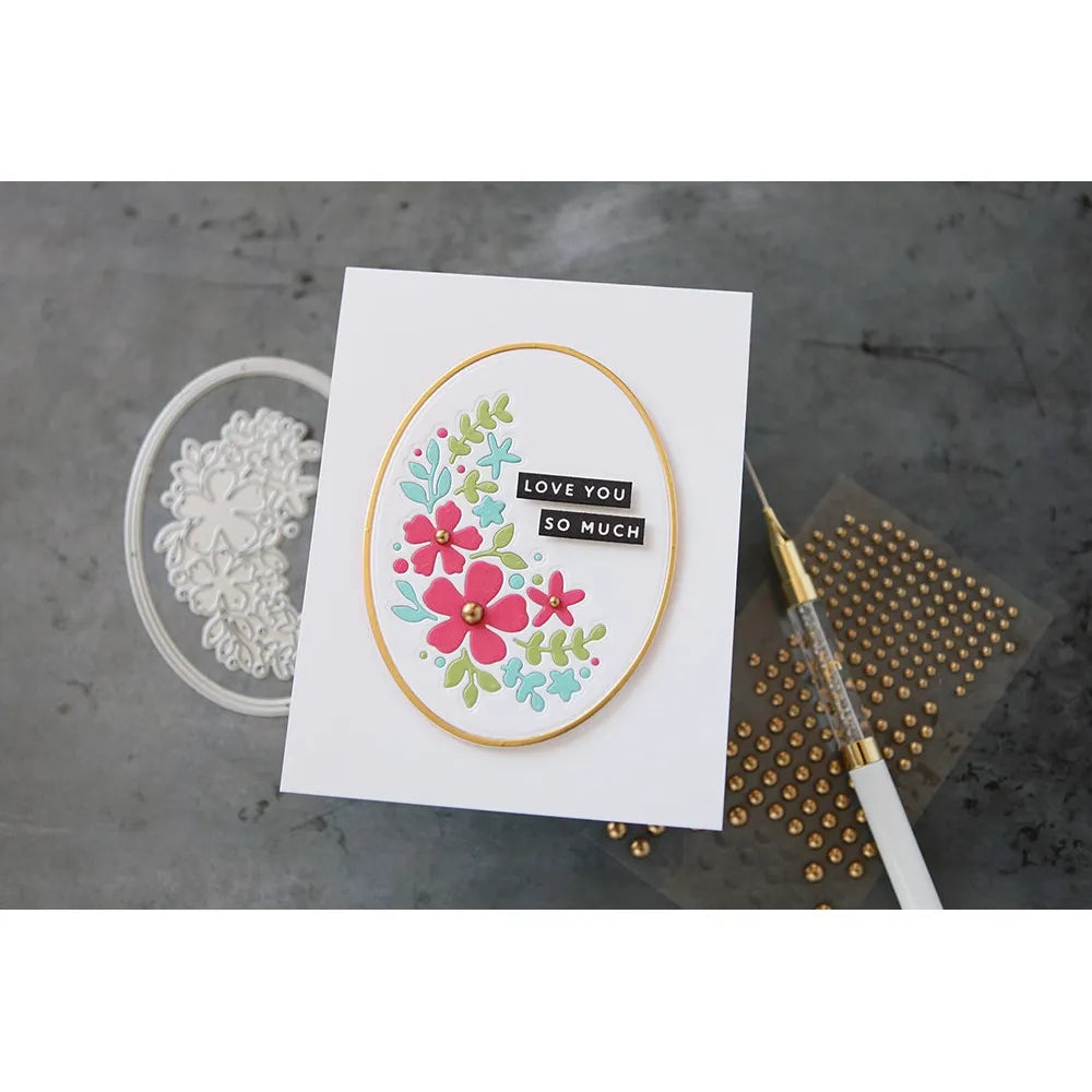 Altenew Zero-Waste Oval Serenity Dies alt10802 love you | color-code:ALT01