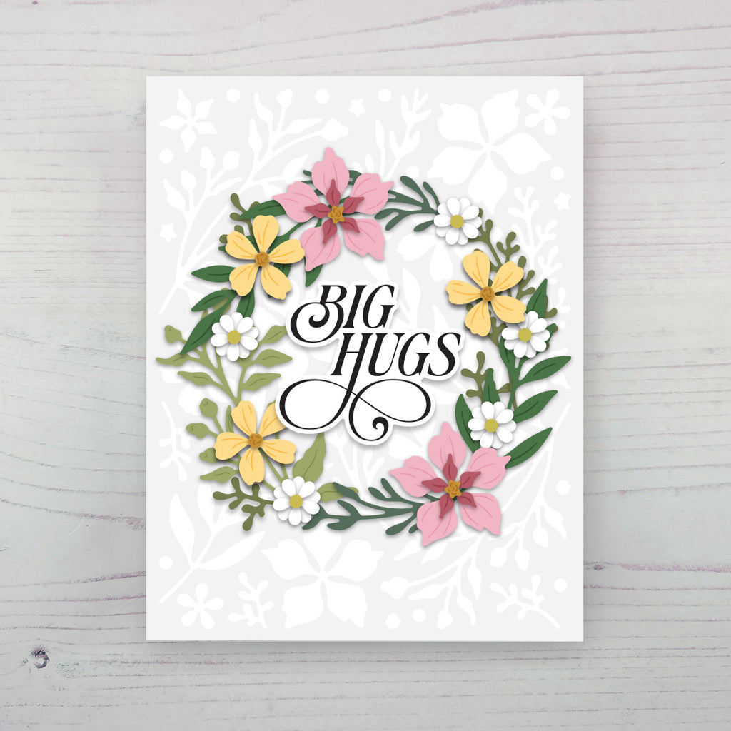 Altenew Zero-Waste Wildflower Meadow Die alt10731 big hugs