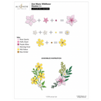 Altenew Zero-Waste Wildflower Meadow Die alt10731 layering guide