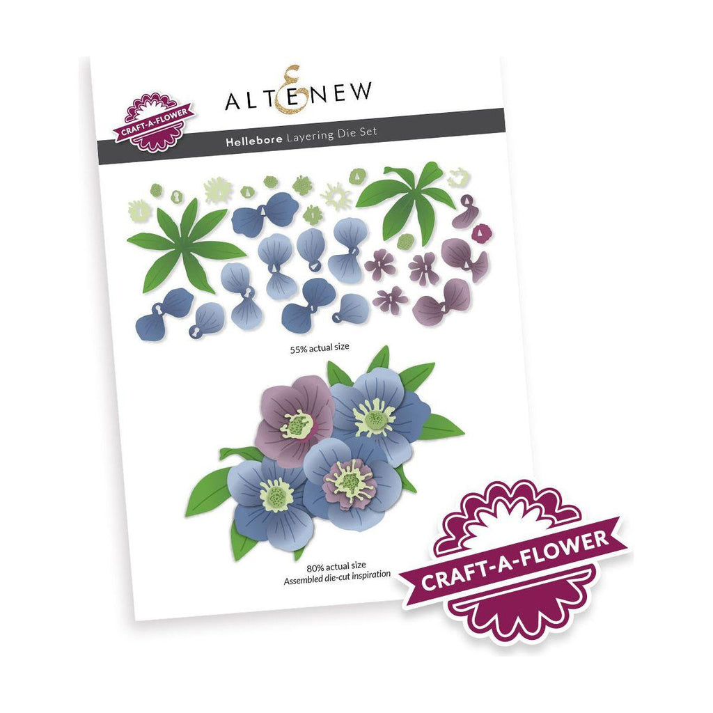 Altenw Craft A Flower Hellebore Layering Dies alt10383