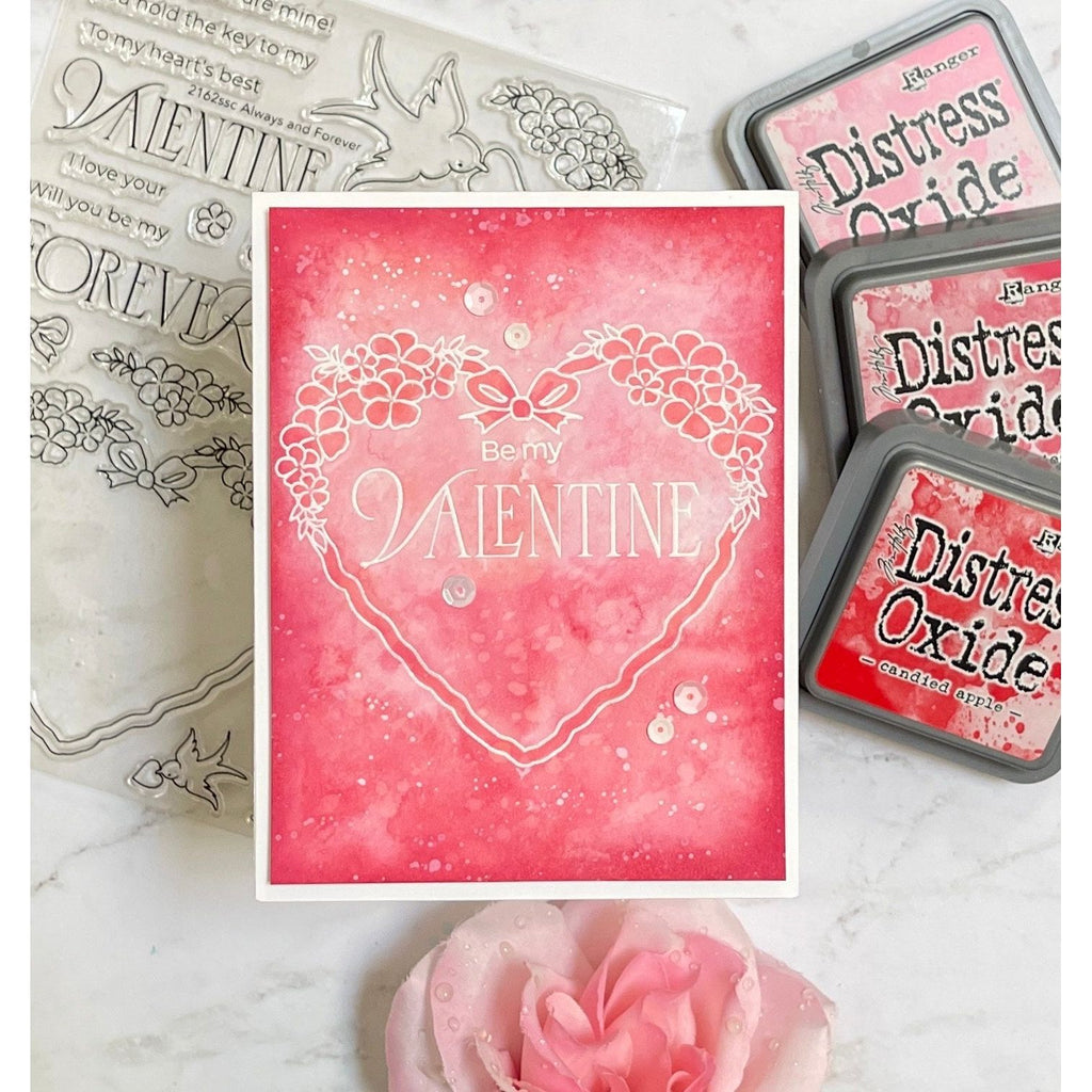 Simon Says Clear Stamps Always and Forever 2162ssc To Be Loved Valentine's Day Card | color-code:ALT03