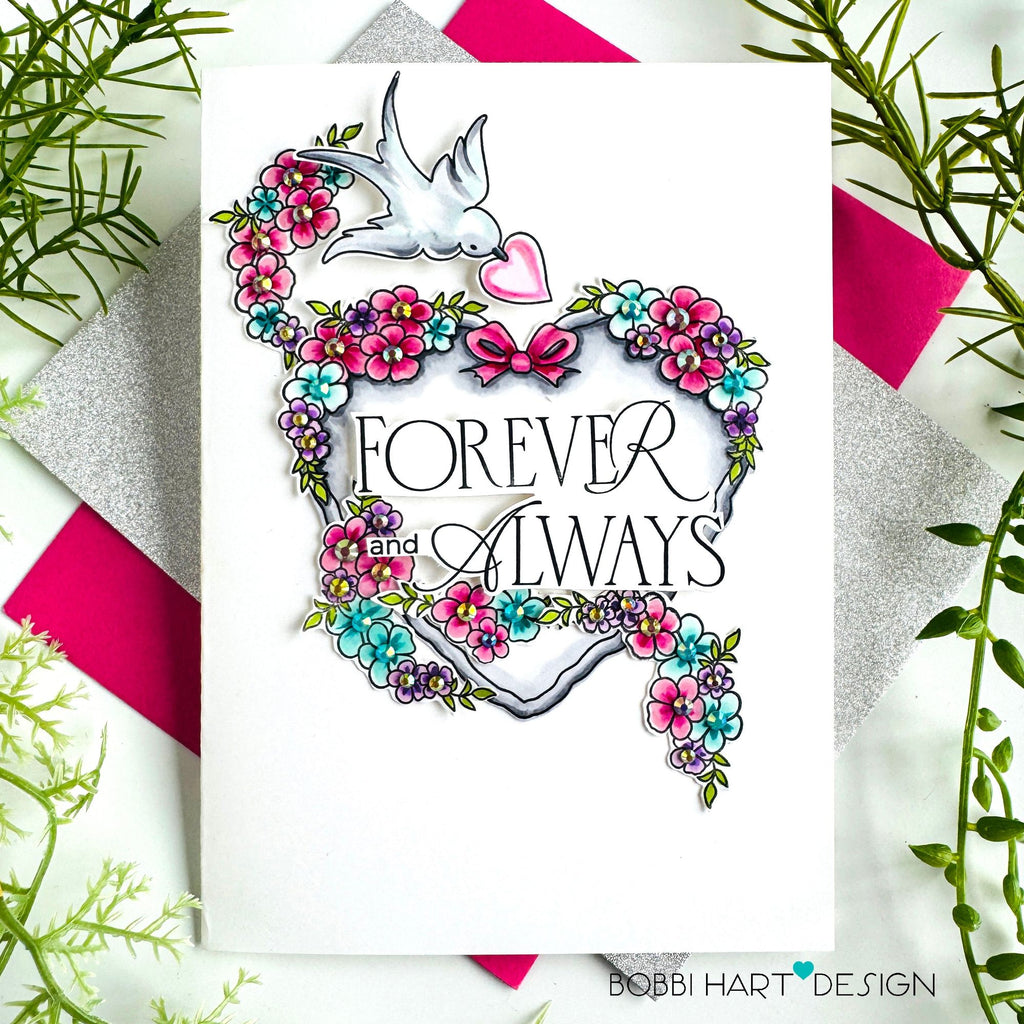 Simon Says Stamps and Dies Always and Forever set912af To Be Loved Valentine's Day Card | color-code:ALT02