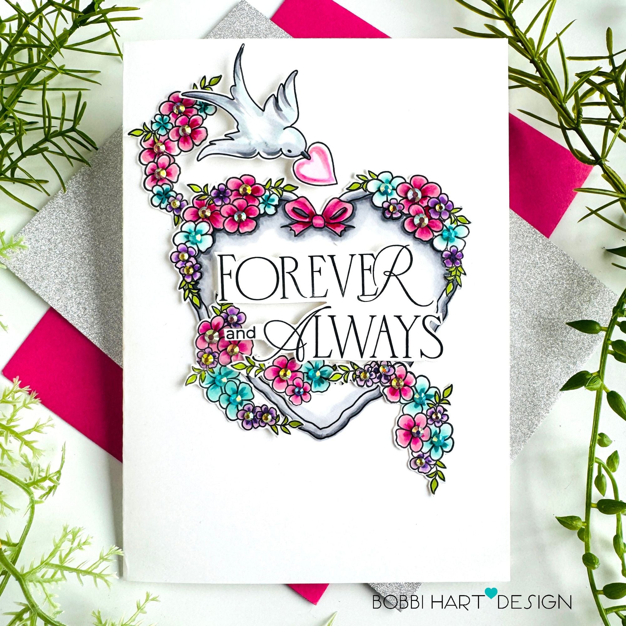 Simon Says Stamps and Dies Always and Forever set912af To Be Loved Valentine's Day Card | color-code:ALT02