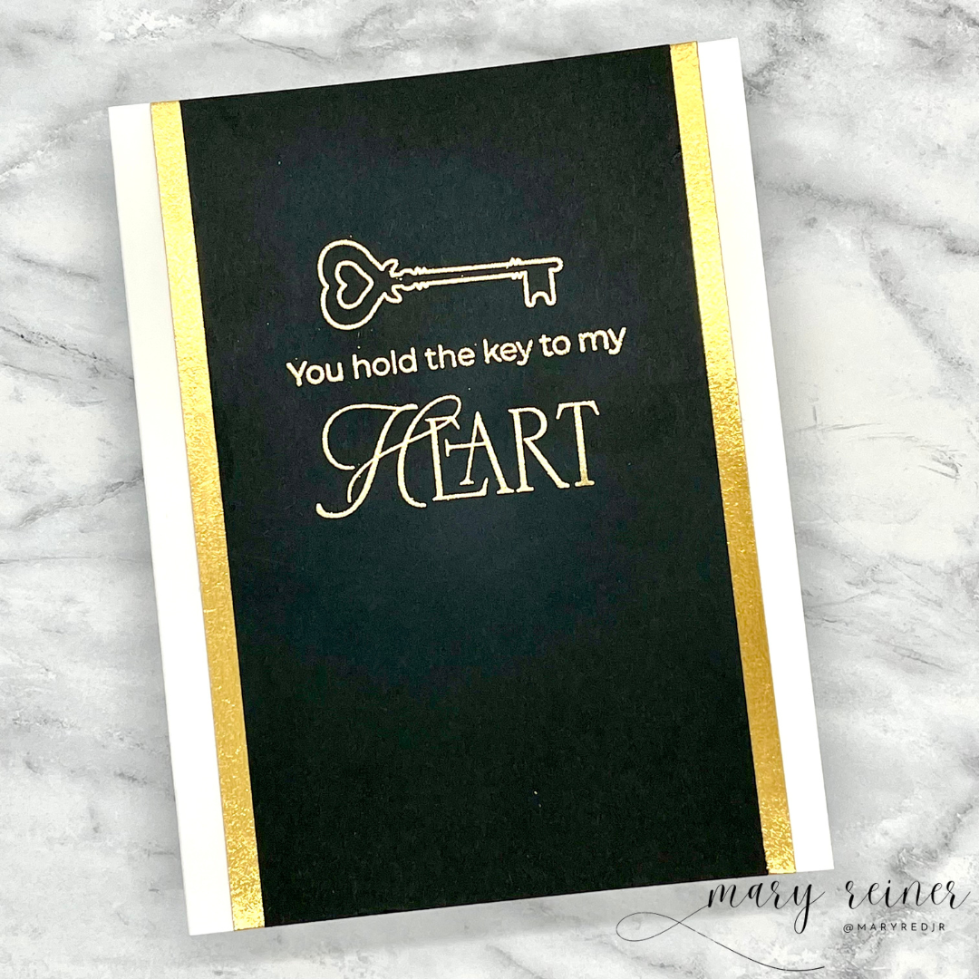 Simon Says Stamps and Dies Always and Forever set912af To Be Loved Valentine's Day Card