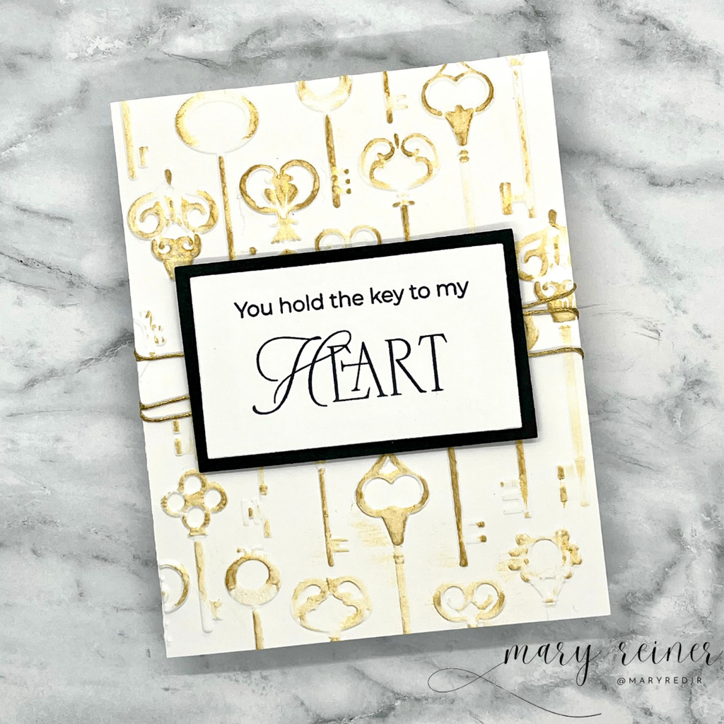 Simon Says Clear Stamps Always and Forever 2162ssc To Be Loved Valentine's Day Card