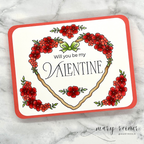 Simon Says Stamps and Dies Always and Forever set912af To Be Loved Valentine's Day Card