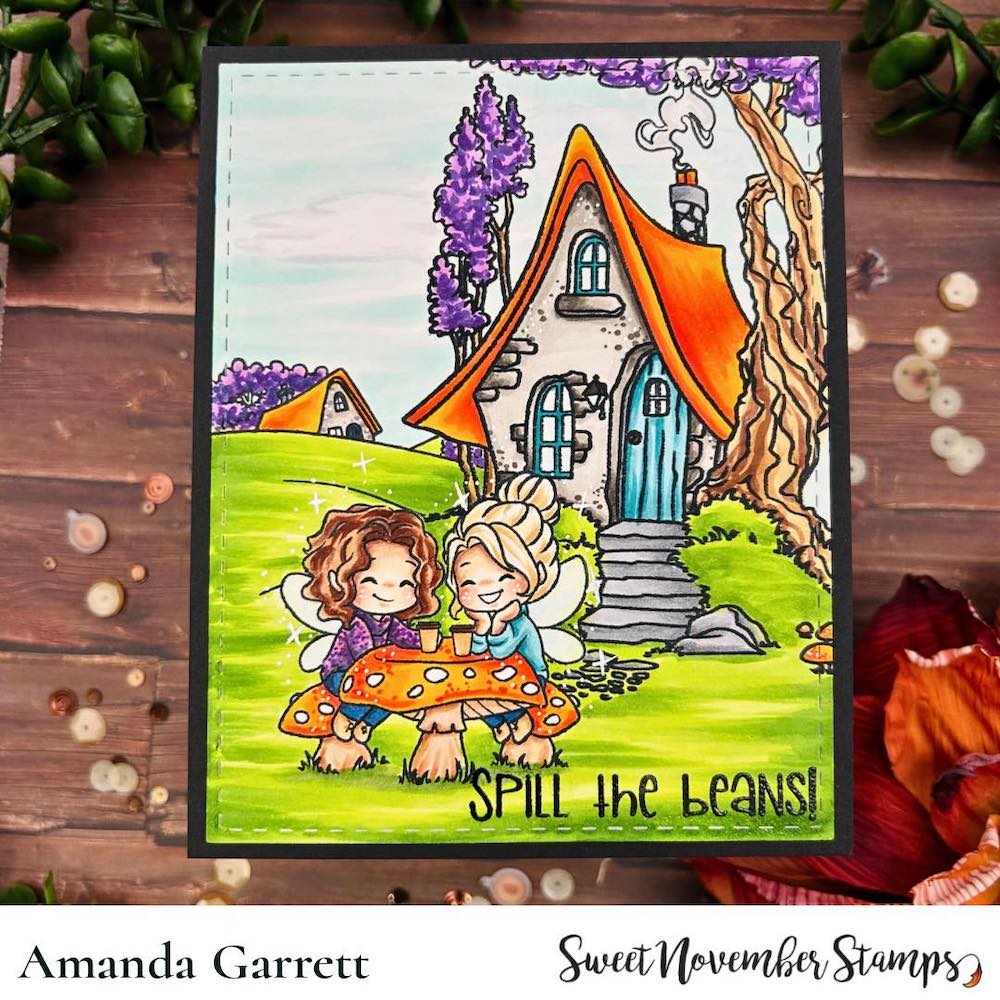 Sweet November Stamps Coffwees Clear Stamp Set sns-fa-cw-23 amanda
