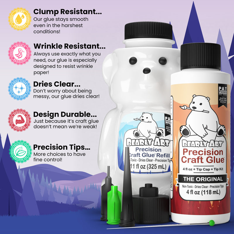 Bearly Art THE BUNDLE Precision Craft Glue pcg15e information