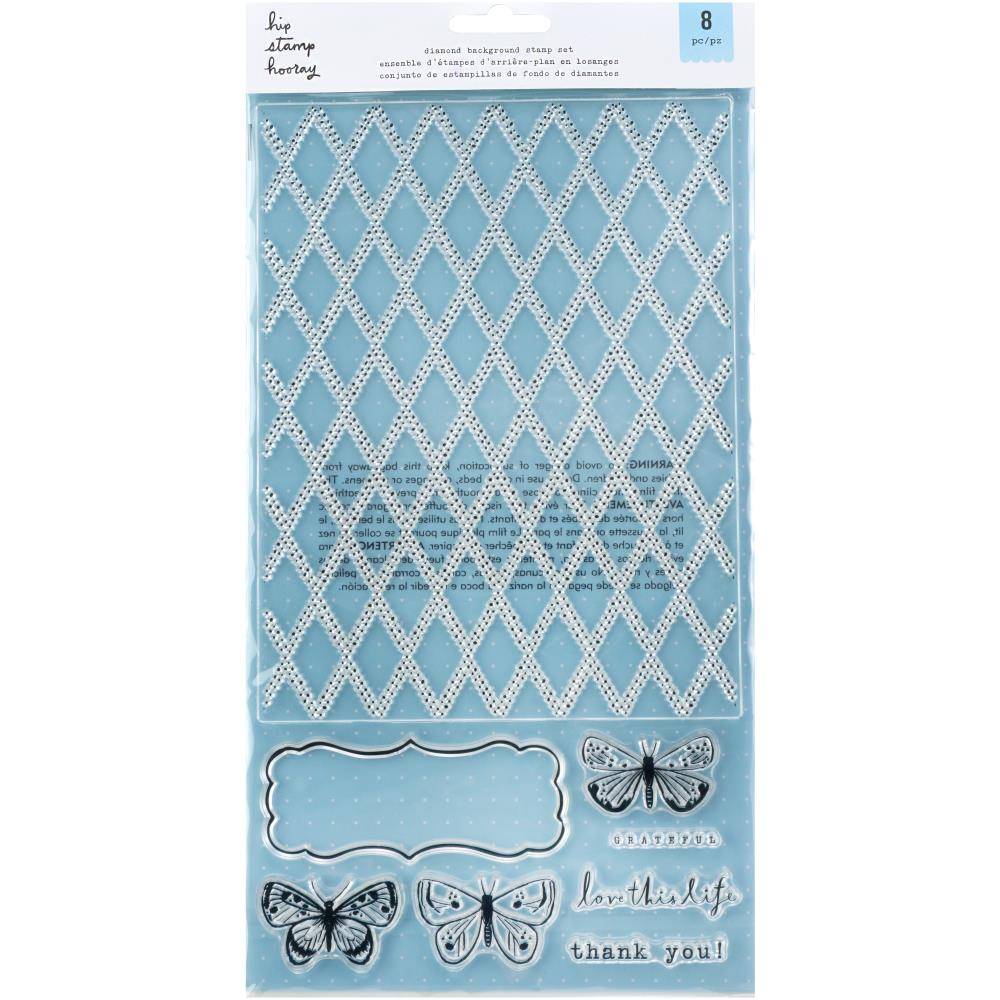 American Crafts Diamonds Clear Stamp Set 34006287