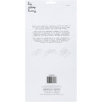 American Crafts Diamonds Clear Stamp Set 34006287 backer