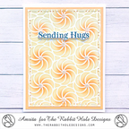 The Rabbit Hole Designs Candy Twist Stencil trh-004s sending hugs