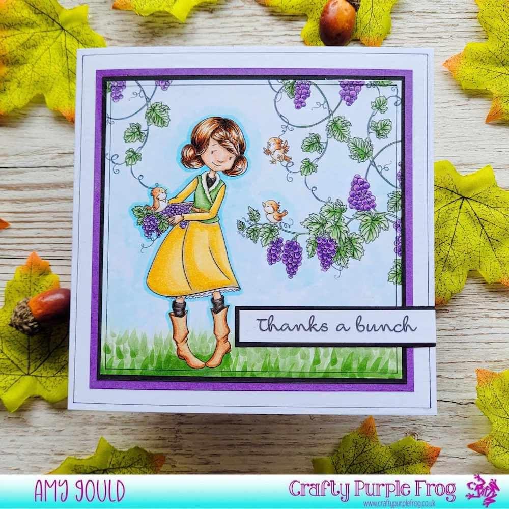 Sweet November Stamps Thanks a Bunch Clear Stamp Set sns-bb-gr-23 Amy