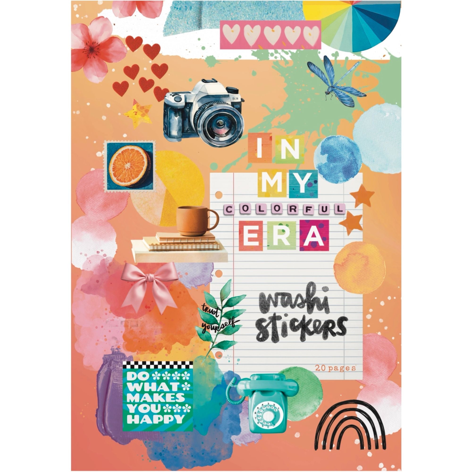 Amy Tangerine In My Colorful Era Washi Stickers 20 Page Book cover