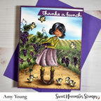 Sweet November Stamps Thanks a Bunch Clear Stamp Set sns-bb-gr-23 Amy