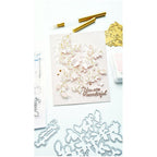 PinkFresh Studio Delicate Foliage Stencil Set 197123 Dimensional Inspiration Card | color-code:ALT02
