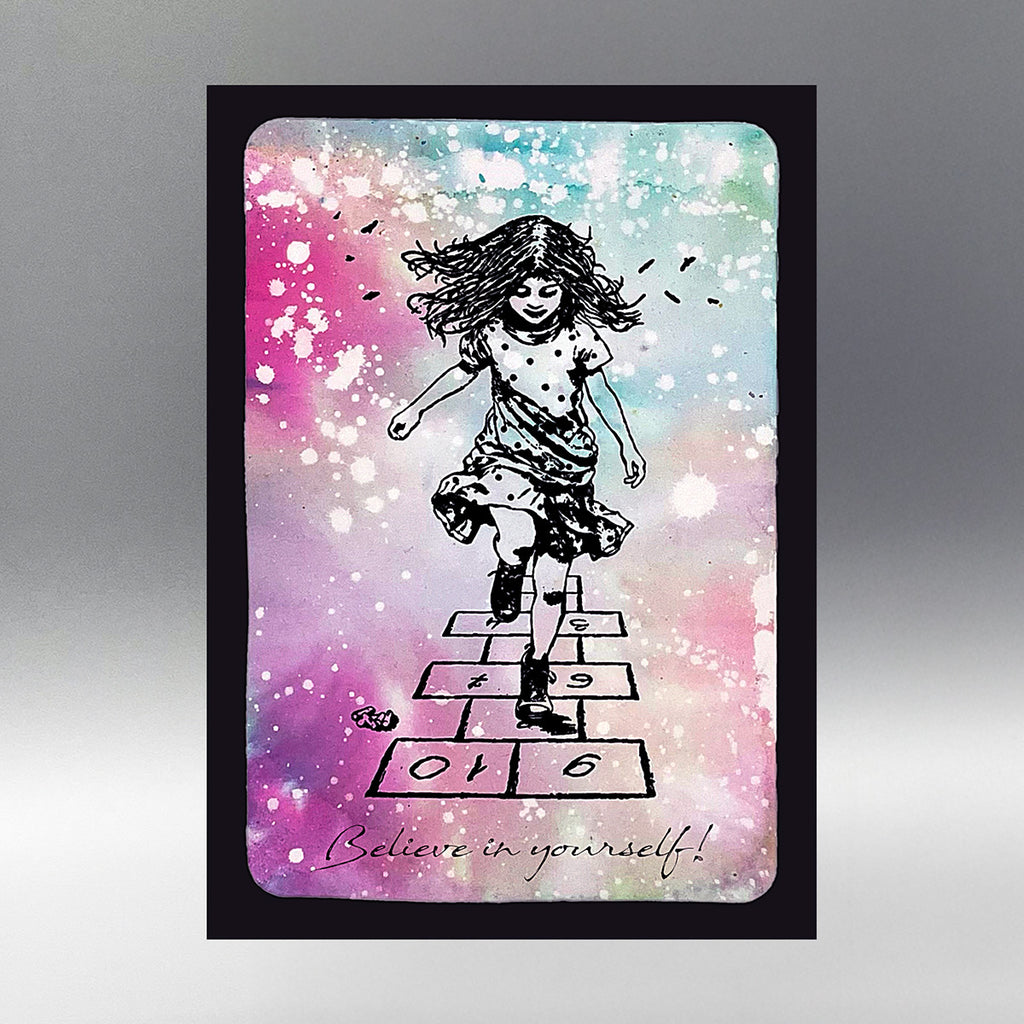 Cosmic Shimmer Andy Skinner Believe In Yourself Cling Stamps 07-0076-as hop