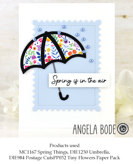 Impression Obsession Clear Spring Things MC1167 umbrella