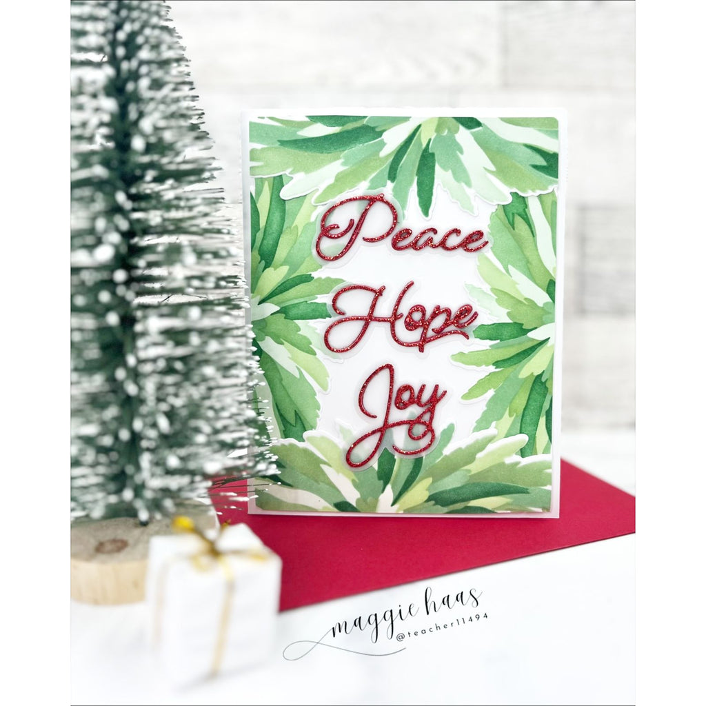 Simon Says Stamp Angel Wings Wafer Dies 1490sdc And Everything Nice Christmas Card