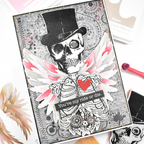 Simon Says Stamp Set of 3 Stencils Angel Wings 1106stc And Everything Nice Friend Card | color-code:ALT01