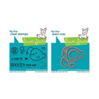 Lawn Fawn Set Anglerfish Flip Flop Stamps and Dies lf6af
