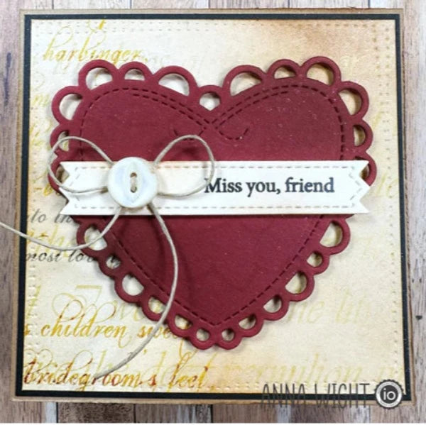 Impression Obsession Clear Stamps Hello Friend cs1222
